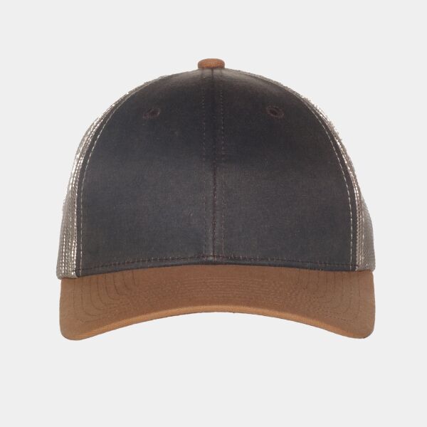 Structured Tri-Color Mesh Back Trucker Thumbnail