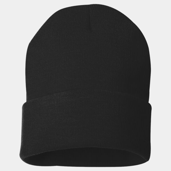 USA-Made 12'' Knit Cuffed Beanie Thumbnail