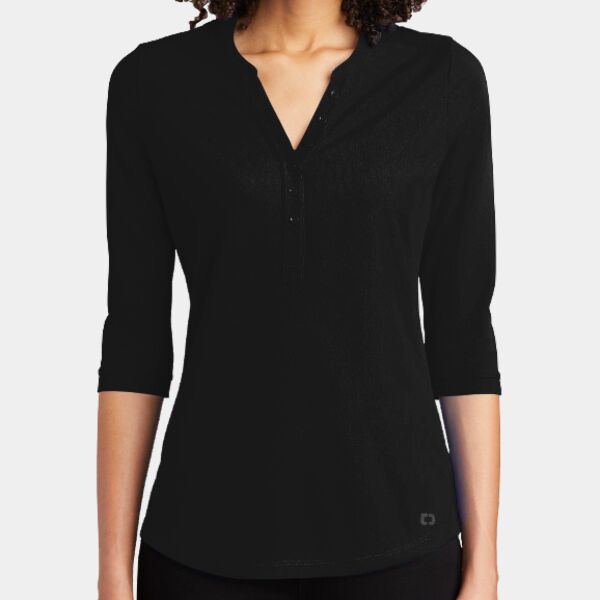 Ladies Jewel Henley Thumbnail