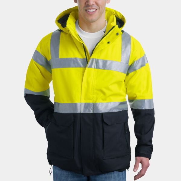 Ansi 107 Class 3 Safety Heavyweight Parka Thumbnail