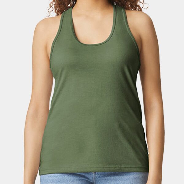 Softstyle ® Women's CVC Racerback Tank Thumbnail
