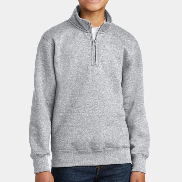 Youth Core Fleece 1/4 Zip Pullover Sweatshirt Thumbnail